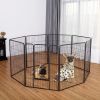 8 Metal Panel Heavy Duty Pet Playpen Dog Fence with Door 40 Inch