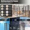 8 Metal Panel Heavy Duty Pet Playpen Dog Fence with Door 40 Inch