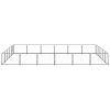 Dog Kennel Black 322.9 ft¬≤ Steel