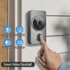 1pc smart wireless doorbell, smart 2.4G WIFI video doorbell, Tuya APP smart system control, two-way intercom, night vision function, video call